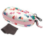 Fintie Sunglasses Case with Carabiner, Hard Shell Shockproof Sport Glasses Cases Travel Zipper Eyeglasses Holder, Raining Hearts - color: Raining Hearts