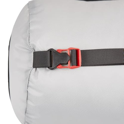 70D Nylon Compression Stuff Sack for Sleeping Bag, Ultralight Stuff Bag Organizer 1L/5L/7L/17L/25L for Traveling Camping Hiking Backpacking - color: Gray (18-25L)