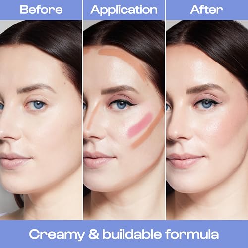 Alleyoop Stack The Odds – All-in-One Cream Makeup Palette with Blush, Contour, Bronzer & Highlighter, Stackable Face Palette for Natural Color, Easy Touch-Ups & Travel Makeup Convenience, Sassy Pants - color: Sassy Pants