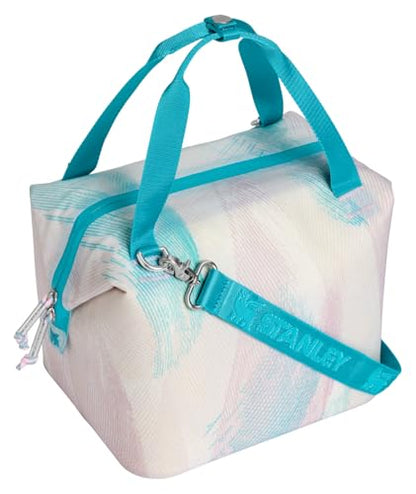 Stanley All Day Julienne Soft Cooler Bag and Lunch Box | Insulated Travel Bag with Zipper | BPA-Free - color: Sea Glass Plume, style: Mini