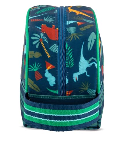 Stephen Joseph, Kids Toiletry Bag, Boys and Girls Toiletry Kit, Travel Bag - color: Dino