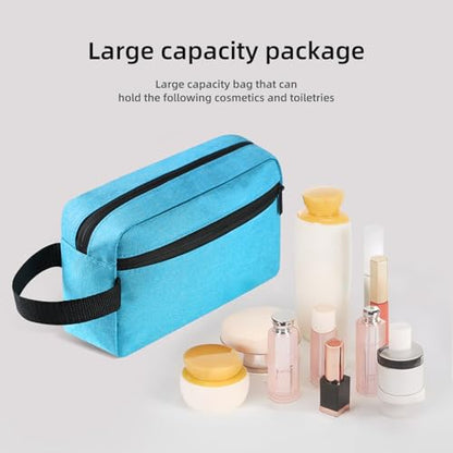 Icramsy Travel Toiletry bag Toiletry bag for women men Hanging Cosmetic bag Travel accessories for Women Men (Lake blue) - color: Lake blue