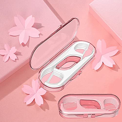 Flosser Dispenser Dental Floss Case Travel Floss Professional Toothpicks Sticks with Travel Case Superfine Floss Picks Dental Picks for Teeth Cleaning