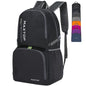 MAXTOP 40/50L Lightweight Packable Backpack for Hiking Traveling Camping Water Resistant Foldable Outdoor Travel Daypack - color: Black
