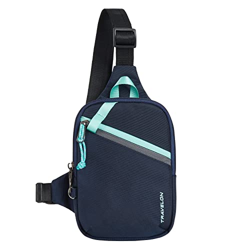 Travelon Anti-Theft Greenlander Compact Sling Bag - color: Galaxy Blue