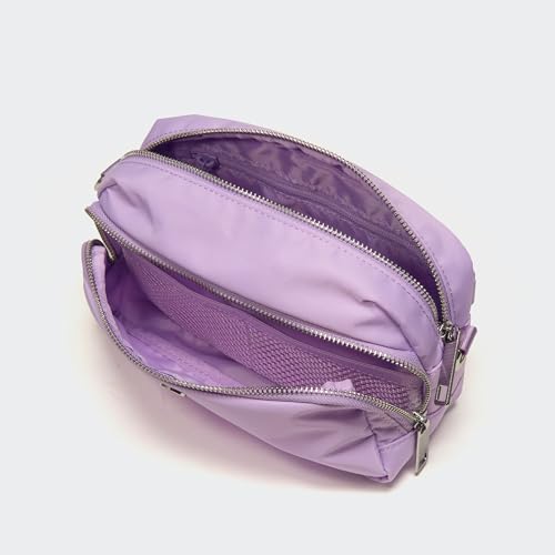 Pander Crossbody Sling Bag – Everyday Purse with Adjustable Strap, Perfect for Travel, Errands, and Daily Use - color: Lilac Purple