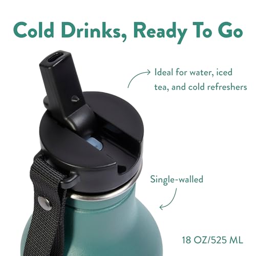 Tumbler, Stainless Steel 2-in-1 Travel Coffee Mug & Water Bottle, Leak Proof Insulated Cup for Hot & Cold Drinks, BPA Free, Fits Most Cup Holders (Peacock Green) - color: Peacock Green