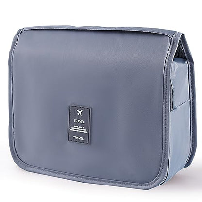 Travel Toiletry Bag for Women, Hanging Toiletry Bag with Multi-Pockets, Toiletry Bag for Traveling Easy Clean, Travel Organizer Bag Gray - color: Gray