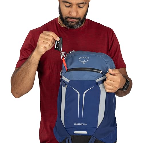 Osprey Sportlite 20L Lightweight Hiking Backpack for Men and Women - Everyday Hiking Bag - Travel Daypack, Graphite Purple - color: Graphite Purple, style: 20l