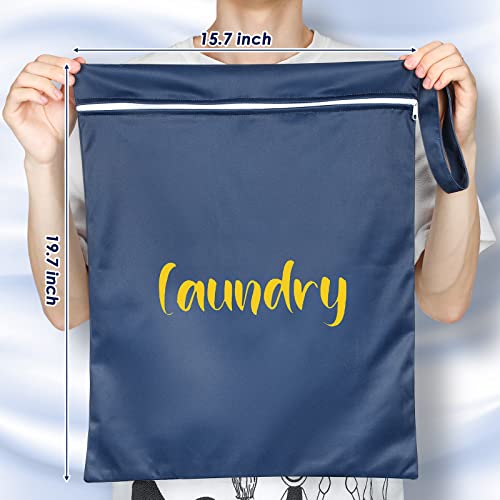 Shappy 2 Pack Large Travel Laundry Bags, Large Wet Dry Waterproof Dirty Clothes Bag for Suitcase, Swimsuit Beach Gym College Dorm Wet Bag(Laundry Style) - style: Laundry Style