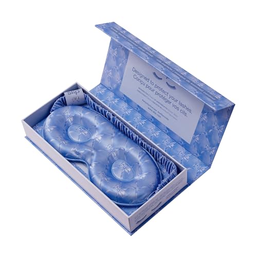 slip Pure Silk Contour Sleep Mask: Protect Your Delicate Lashes with Our Innovative, Lash-Friendly Design. Experience Uninterrupted Beauty Sleep with Slipsilk™ Comfort, 1 Contour Mask, Bluebelle - color: Bluebelle