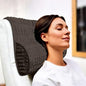 Memory Foam Recliner Neck Pillow. | Breathable pressure relieving ergonomic cushion fits car, sofa, office chair, recliner. Brown,17"W×2.7"D - color: Brown, size: 17"W x 2.7"D