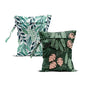 2Pcs Tropical Wet Bag 12x10 Inch, Plant Waterproof Reusable Wet Dry Bags, Leaves Washable Travel Laundry Bags for Swimsuit Beach Diapers Dirty Yoga Gym Clothes, Plants Gifts for Women Friend - color: Multicolor 1342