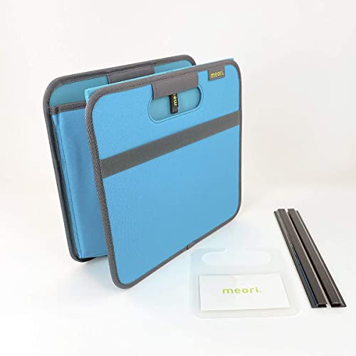 meori Foldable Storage File Box w/ Hanging Rails Rewritable Label Fabric … - color: Azure Blue