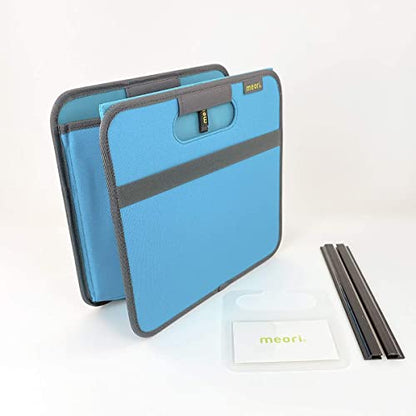 meori Foldable Storage File Box w/ Hanging Rails Rewritable Label Fabric … - color: Azure Blue