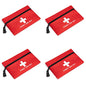 Red Emergency Bag First Aid Small Empty Travel Rescue Pouch First Responder Storage Medicine Pocket Bags for Car Home Office Kitchen Sports Ourdoors Bag Only (8.3x5.5 4pcs) - style: 8.3x5.5inch 4pcs
