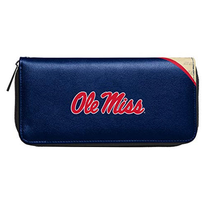 Littlearth NCAA Curve Zip Organizer - Officially Licensed Teams - color: Mississippi Ole Miss Rebels