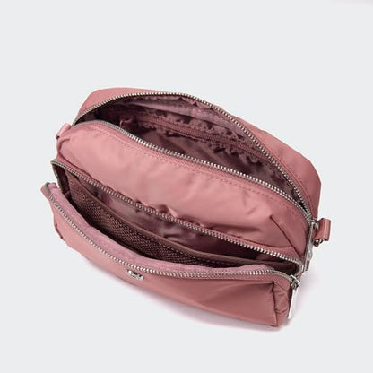 Pander Crossbody Sling Bag – Everyday Purse with Adjustable Strap, Perfect for Travel, Errands, and Daily Use - color: Mauve Pink