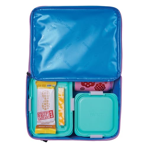 PackIt(R) Freezable Classic Lunch Box, Lavender, Built with EcoFreeze(R) Technology, Fully Freezable, Collapsible, Reusable, With Zip Front Pocket and Buckle Handle, Designed for Fresh Lunch On the Go - color: Lavender