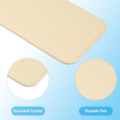 PATIKIL Felt Base Shaper, Bag Bottom Shaper Pad Purse Liner Board Insert Oval for Handbags Tote Crossbody Bag Backpack - color: Beige, size: 15x7 Inch