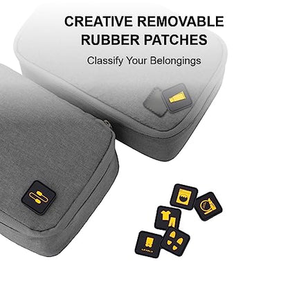 LEVEL8 4 Set Packing Cubes Travel Luggage Packing Organizers
