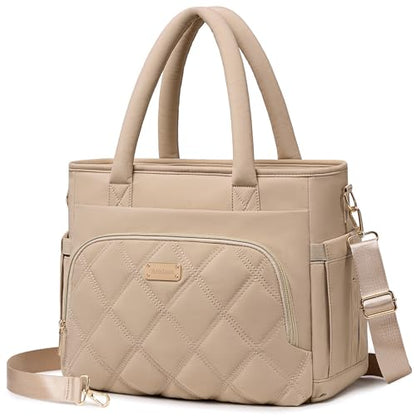 Artelaris Lunch Bag Women, Adult Insulated Lunch Box, Leakproof Lunch Cooler Bag, Reusable Large Lunch Cooler for Work, Picnic, Travel (Khaki) - color: Khaki