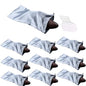 GONGKANGYUAN 10 Pack Shoe Bags for Travel Satin Fabric Shoe Bag with Drawstring for Men Women Travel Protecting Storing Shoes (Grey) - color: Grey