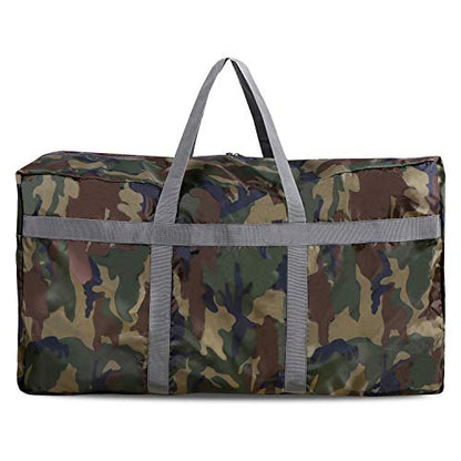REDCAMP Foldable Travel Bag, Large Sports Bag, 75L/96L/100L, Lightweight Waterproof Tote Bag - color: Camouflage 96l
