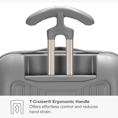 Traveler's Choice Ultimax II Polycarbonate Hardside Luggage with Spinner Wheels, Slate Gray, 21-Inch Carry-On - color: Slate Gray, size: 21-Inch Carry-On