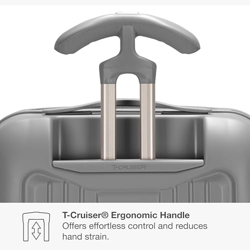Traveler's Choice Ultimax II Polycarbonate Hardside Luggage with Spinner Wheels, Slate Gray, 25-Inch Medium Luggage - color: Slate Gray, size: 25-Inch Medium Luggage