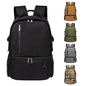 TUGUAN Insulated Cooler Backpack 38 Cans Double Deck Leakproof Lightweight Soft Lunch Backpack Small Cooler Bag Beach Picnic - color: 8901-black