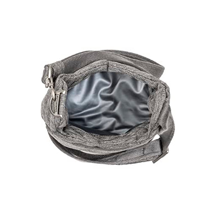 Travelon Anti-Theft Boho Insulated Water Bottle Tote - color: Gray Heather Solid