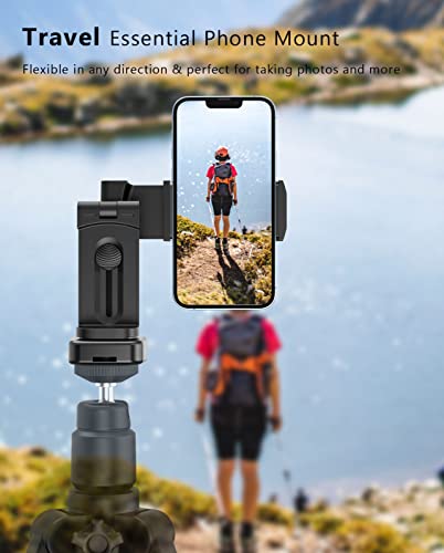 MiiKARE Travel Essentials Airplane Phone Holder, Universal Handsfree Phone Mount for Flying with 360 Degree Rotation, Travel Must Haves Phone Stand for Desk, Tray Table, Pro - color: Pro