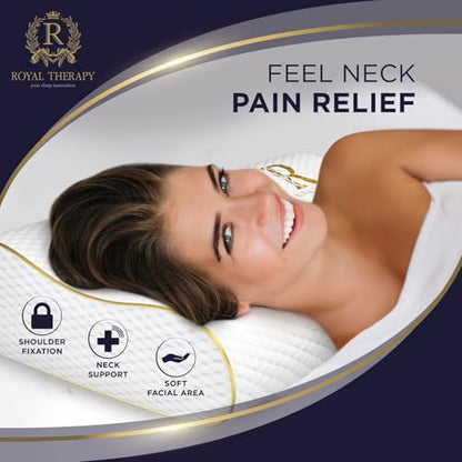 4-Layer King, Contour Pillow, Side Sleeper Pillow, Orthopedic Pillow, Neck Support Pillow, Pillow for Neck Pain, Pillow for Side Sleepers, CertiPUR-US - size: Extra King - 31 x 14 x 6.5"