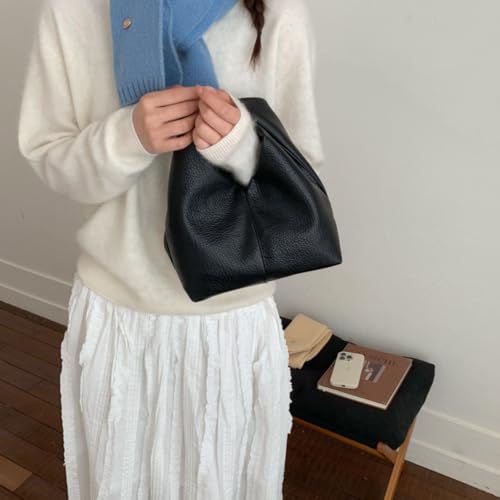 Slouchy Suede Crescent Crossbody Purses Women Cute Hobo Bags Trendy Satchels Underarm Shoulder Bag Travel Tote Handbag 2026 - color: D Pu Black-have Strap