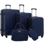 Travelers Club Chicago Hardside Expandable Spinner Luggages, Navy Blue, 5 Piece Set, TCL-77995-410 - color: Navy Blue, size: 5 Piece Set