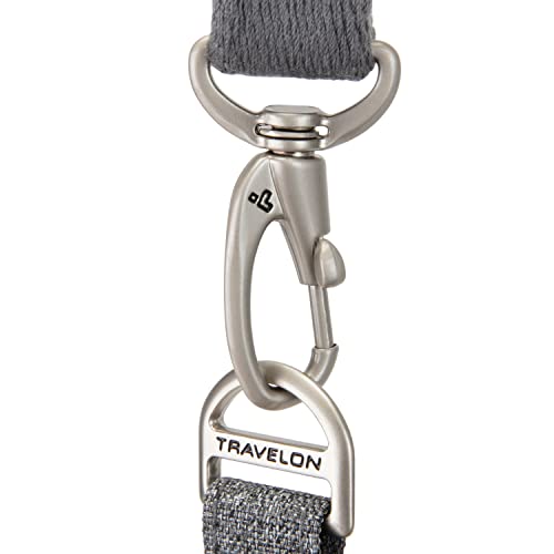 Travelon Anti-Theft Boho Insulated Water Bottle Tote - color: Gray Heather Solid