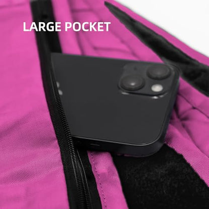 Large Outdoor Waterproof Blanket Extra Thick Fleece Stadium Blanket for Camping, Car, Pet, Picnics - Windproof, Wearable, Machine Washable 80" x 58" (Rose Purple) - color: Rose Purple
