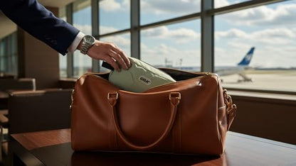 GOX Small Travel Toiletry Bag, Dopp Kit Case For Men, Multifunction Cosmetics Organizer Pouch (Mint Green) - color: Mint Green