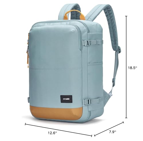 Pacsafe GO Anti Theft 34L Carry-on Backpack, Fresh Mint - color: Fresh Mint