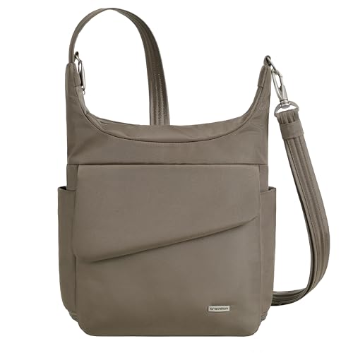 Travelon Anti-Theft Classic Messenger Bag - color: Nutmeg