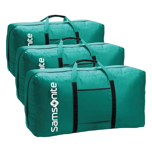 Samsonite Tote-A-Ton 32.5-Inch Duffel Bag, Turquoise, 32.5-Inch (Pack of 3) - color: Turquoise, size: One Size (Pack of 3)