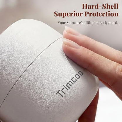 New Travel Toiletry Containers [Ultra Leakproof] TSA-Approved, PLA Hard Shell Jars with 5 Magnetic Labels, Wide Mouth Bottles for Lotion, Cleanser, Shampoo, Conditioner, Beige, 3 Pack, 1OZ - color: Beige, size: 1 oz / 30 ml