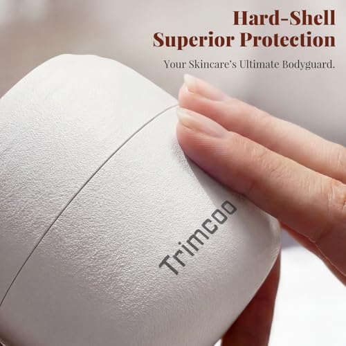 New Travel Toiletry Containers [Ultra Leakproof] TSA-Approved, PLA Hard Shell Jars with 5 Magnetic Labels, Wide Mouth Bottles for Lotion, Cleanser, Shampoo, Conditioner, Beige, 3 Pack, 1OZ - color: Beige, size: 1 oz / 30 ml