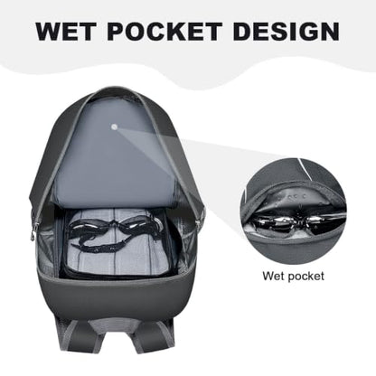 MIYCOO Backpack - Ultra Lightweight Packable Backpack for Travel Camping, Hiking Back Pack Waterproof Foldable Daypack for Men Women Grey - color: Grey