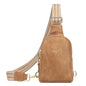 Haytijoe Small Anti Theft Crossbody Bag for Women Faux Leather Lightweight Sling Bags RFID Blocking Fanny Pack for Travel - color: Earth Yellow
