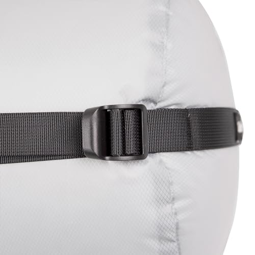 70D Nylon Compression Stuff Sack for Sleeping Bag, Ultralight Stuff Bag Organizer 1L/5L/7L/17L/25L for Traveling Camping Hiking Backpacking - color: Gray (18-25L)