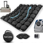 Soundur Travel Cushion Airplane Seat,Inflatable Air Bubble Design with Storage Bag for Car/Office/Kitchen Chairs.42 Air Cells, Adjustable Firmness, Non-Slip Bottom