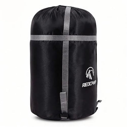 REDCAMP Sleeping Bag Stuff Sack, Black M, L, XL and XXL Compression Sack, Great for Backpacking and Camping - style: Black/L 27l