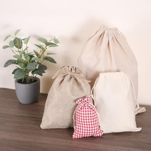 PATIKIL 14"x10" Coin Money Sacks Bag, 6Pcs Bank Deposit Change Transit Cash Bags with Drawstring Currency Gift Sacks Style 1, Beige - color: Beige, size: 14"x10"